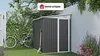 Vente-unique - DAXTON Gartenhaus Metall Grau - B 195 cm x H 170 cm x L 141 cm Bild 2