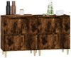 vidaXL Sideboards 2 Stk. Räuchereiche 60x35x70 cm Holzwerkstoff 3185756 Bild 4
