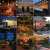 Elegear Lichterkette outdoor strom 9/18M LED lichterkette außen/indoor mit Timer, 8 Modi, gartenleuchten mit 15+2 G40 Glühbirnen für terrasse zaun wohnzimmer Bild 2