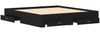 vidaXL Bettrahmen Schwarz Eichen-Optik 180 x 200 cm Holzwerkstoff 3333962 Bild 4