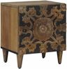 vidaXL Nachttisch 2 pcs Braun 40 x 33,5 x 46 cm Massivholz Mango 4018329 Bild 2