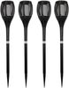 Provance LED Solarleuchte 4er Set LED Solarleuchte, Solarlampe Solarfackeln H: 59 cm Bild 2