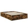 vidaXL Bettrahmen Geräucherte Eiche 150 x 200 cm Holzwerkstoff 3408659 Bild 5