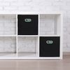Relaxdays Schwarze Aufbewahrungsbox im 2er Set Bild 2