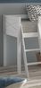 Weißes Bett Scott 207,6 x 134,7 x 114 cm Kiefernholz MDF Bild 2