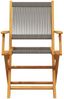 vidaXL Gartenstühle 2 Stk. Grau Massivholz Akazie und Polypropylen 367667 Bild 5
