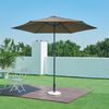 Sonnenschirmständer Bitritto Beton Ø45x6 cm Steinoptik, weiß [casa. pro] Bild 2