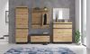 Schuhschrank Colditz / Corte, Holzwerkstoff, Holzfarben, 101 x 116 x 45 cm Bild 2