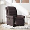 vidaXL Massagesessel Elektrisch Dunkelbraun Stoff 3303309 Bild 3