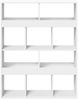 vidaXL Bücherregal Weiß 100x33x125,5 cm Holzwerkstoff 3309357 Bild 4