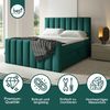 Best for Home Boxspringbett mit Bettkasten Trinity K10 Lux, mit Bettkasten, inkl. 7 cm Topper (140x200 160x200 180x200 200x200 cm), Verschiedene Liefermöglichkeiten, TOP Preis-Leistungs-Verhältnis Bild 3