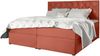 99rooms Tiziano Boxspringbett 200x200 cm Velours MONOLITH Korallenrot Bild 2