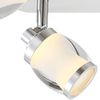 LED Decken Spotstrahler, 4-flammig, Chrom Glas, L 25 cm Bild 3