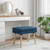 vidaXL Doppellagige Bank Blau 60 x 40 x 46 cm Stoff 42038425 Bild 4