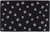 Cawö Badematte Duschvorleger We love Dogs 6247-93 Pfoten Schwarz 50x80 Bild 4