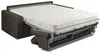 Schlafsofa 2-Sitzer Stoff VIZIR - Braun - Liegefläche: 120 cm - Matratzenhöhe: 18 cm Bild 4