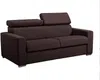 Schlafsofa 2-Sitzer Stoff VIZIR - Braun - Liegefläche: 120 cm - Matratzenhöhe: 18 cm Bild 3