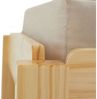 IDIMEX Funktionsbett RINO, Kinder Stapelbett 80x190 cm aus Massivholz platzsparend Natur Bild 4