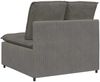 vidaXL Modulares Sofa Mittelmodul mit Kissen Hellgrau 100 cm 4104437 Bild 5