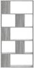 vidaXL Bücherregal 5 Böden Grau Sonoma 80,5x23,5x162,5 Holzwerkstoff 852776 Bild 3