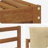 vidaXL Outdoor-Sofagarnitur mit Kissen 5 pcs Natur und Beige 3373283 Bild 5