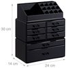 Relaxdays Make Up Organizer mit 8 Schubladen Bild 5