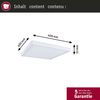 LED Panel Abia 2 White Select Dämmerungsgesteuerter Bewegungsmelder (HF) eckig 400x400mm 16W 1400lm 2700 - 4000K Weiß Bild 5