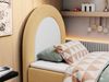 Kinderbett NEST, Boxspringbetten für Kinderzimmer, Jugendbett, Einzelbett mit Matratze 90 x 180 cm - Gelb Stoff - Topper T25 Bild 3