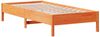 vidaXL Massivholzbett ohne Matratze Wachsbraun 90x190 cm Kiefernholz 3328255 Bild 5