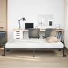 vidaXL Bettgestell ohne Matratze Klappbar Schwarz 80x200 cm Stahl 4103958 Bild 4