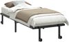 vidaXL Bettgestell ohne Matratze Klappbar Schwarz 80x200 cm Stahl 4103958 Bild 3