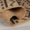 Kadima Design Nachhaltiger Jute-Teppich "Neath Scott" mit geometrischem Muster. 200x290 cm Bild 4