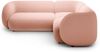 Micadoni Ecksofa Kate 4-Sitzer Rechts Samt Rosa Bild 2