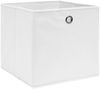 vidaXL Aufbewahrungsboxen 10 Stk. Vliesstoff 28x28x28 cm Weiß 325209 Bild 2