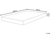 Ergonomische Matratze Basic Foam 140 x 200 x 20 cm PEARL Bild 2