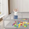 JEOBEST Laufgitter Laufstall Baby 120x120 cm Laufstall mit atmungsaktivem Netz Bild 4