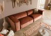 Sofa 3-Sitzer 286x103x69 Cord kupfer VALENCIA Bild 3