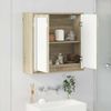 vidaXL Badezimmerspiegelschrank mit Regal Sonoma-Eiche 60 x 20 x 60 cm 888779 Bild 4