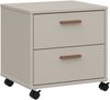 Nachtkommode >MILLES < in Sandfarbig - 48,9x48x41,5cm (BxHxT) Bild 4