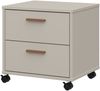 Nachtkommode >MILLES < in Sandfarbig - 48,9x48x41,5cm (BxHxT) Bild 5