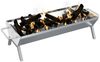 vidaXL Grill Silbern 118x42x30,5 cm Edelstahl 319969 Bild 3