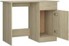 vidaXL Schreibtisch mit Schublade, Spanplatte Sonoma-Eiche, 100 x 50 x 76 cm Bild 5