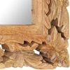 vidaXL Spiegel Handgeschnitzt Braun 110x50 cm Massivholz Mango 321640 Bild 4