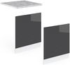 Frontblende R-Line Anthrazit Hochglanz 60 cm , AP Marmor Vicco Bild 4