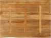 vidaXL Tischplatte mit Baumkante 90x80x2,5 cm Massivholz Mango 370771 Bild 5