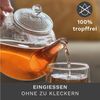 Creano Teekanne Creano Teekanne aus Glas 0,8l - Glasteekanne mit Glas-Sieb und Deckel, 1x Glasteekanne mit Glassieb Bild 3
