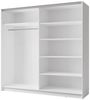 INOSIGN Kleiderschrank Kleiderschrank Fresno mit 5 Einlegeböden, Spiegel und Kleiderstange Garderobe mit 2 Schwebetüren, B/H/T 150/207/62 cm Bild 4