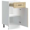 vidaXL Küchenunterschrank Porto Sonoma-Eiche Holzwerkstoff 853950 Bild 5