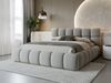 GrainGold Polsterbett mit Bettkästen MODO, Modern Bett mit Kopfteil - 200x200 cm, Grau (1x Bett) Bild 5