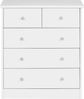 Design Holz-Kommode PURE 60 x 70 x 35 cm mit 5 Schubladen | Mehrzweckanrichte flach für Flur | Modernes Sideboard zeitlose Anrichte Bild 2